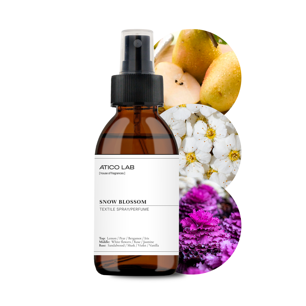 Perfumed textile spray SNOW BLOSSOM